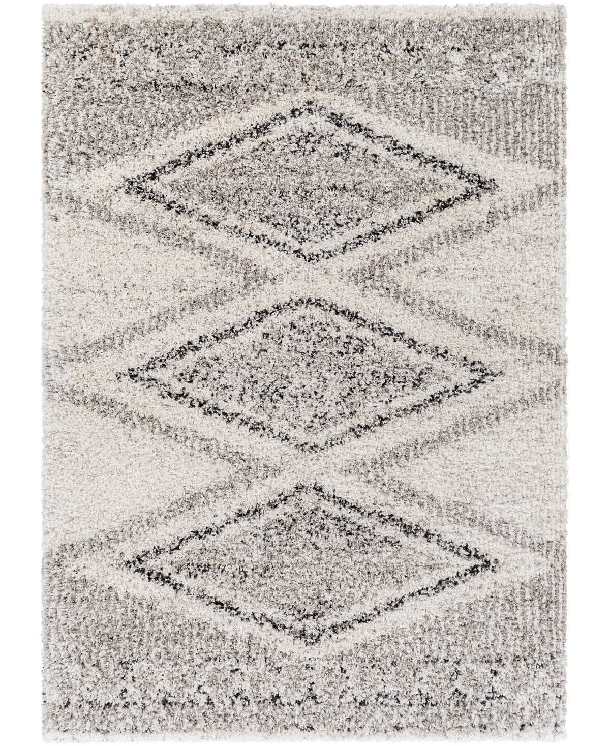 Surya Capella Shag Cps-2304 5'3in x 7' Area Rug - Cream, Tan