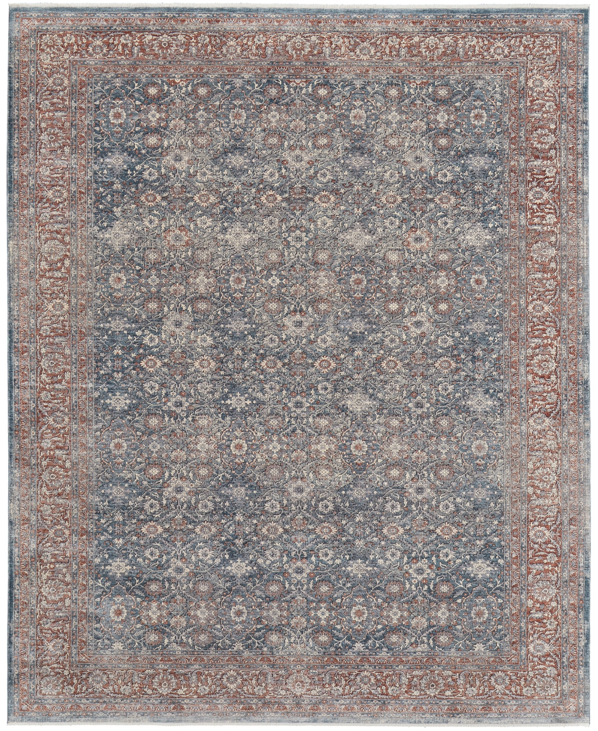 Feizy Gilford R39GT 12' x 15' Area Rug - Blue, Rust