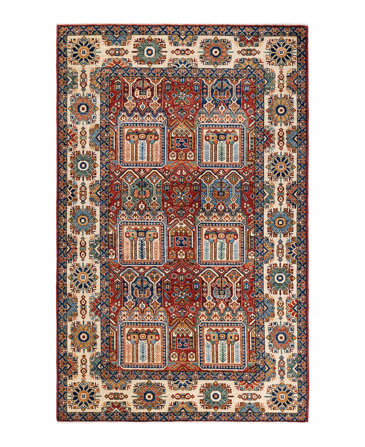 Adorn Hand Woven Rugs Serapi M1971 5'4in x 8'7in Area Rug - Orange