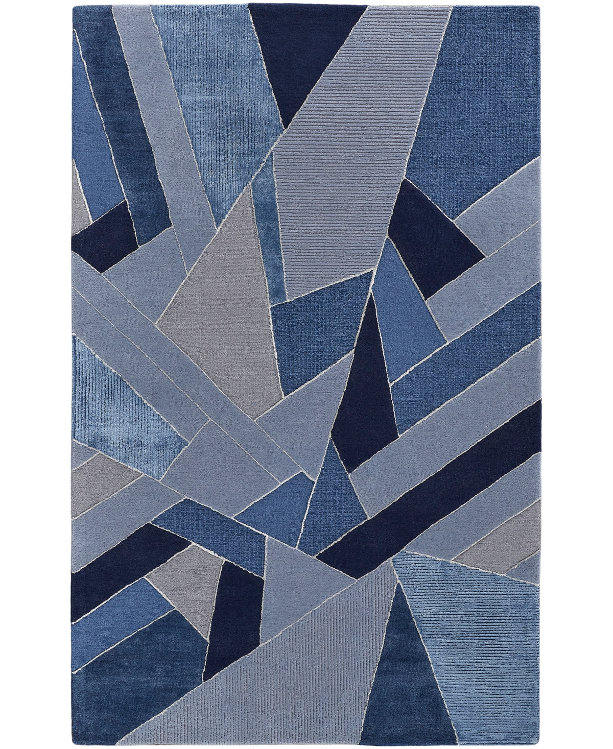 Feizy Cutlor R8851 5' x 8' Area Rug - Blue