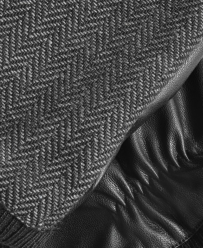 Alfani Men's Dressy Herringbone Gloves, Created for Macy's Macy's