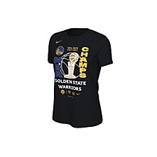 Women's Black Golden State Warriors 2022 NBA Finals Champion Locker Room T-Shirt