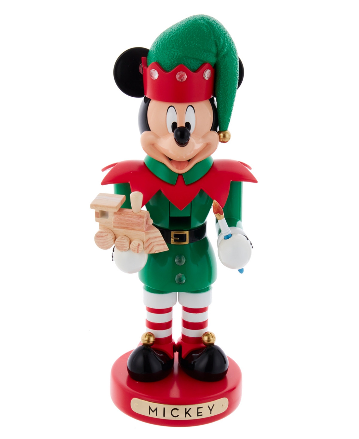 Kurt Adler Disney Mickey The Elf Nutcracker, 10" In Multi
