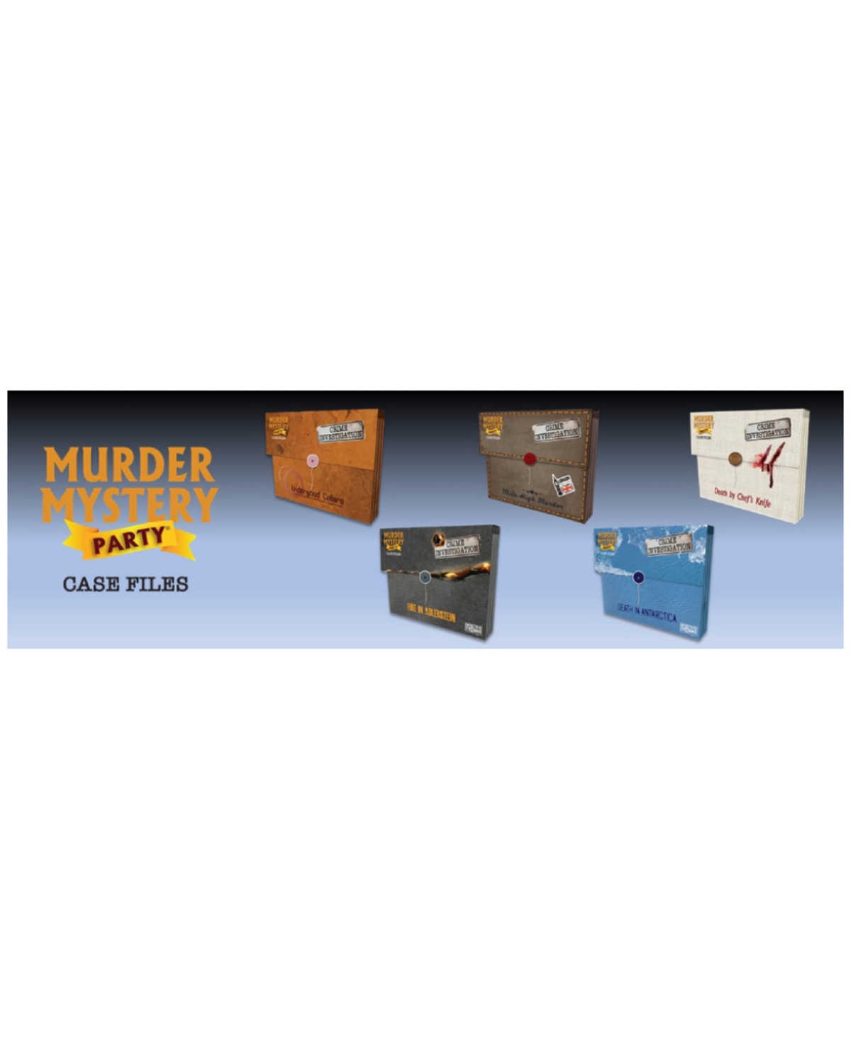 Shop University Games Mystery Party Case Files In Multi