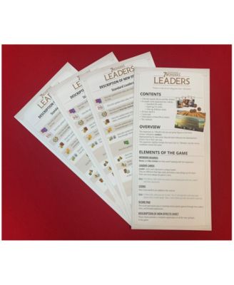 7 Wonders Leaders Expansion New Edition Set, 80 Piece