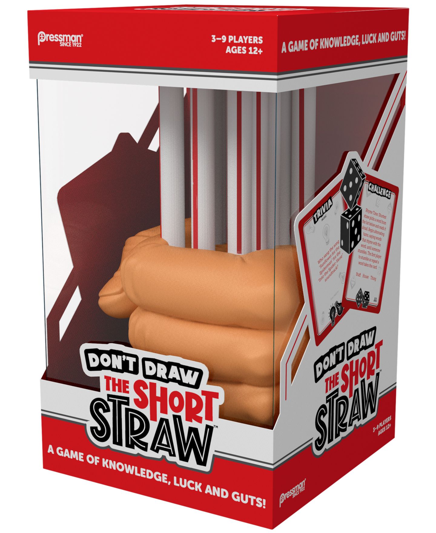 Детские настольные игры Pressman Toy Don't Draw the Short Straw 100-Piece Board Game, Ages 12+ — фото 5