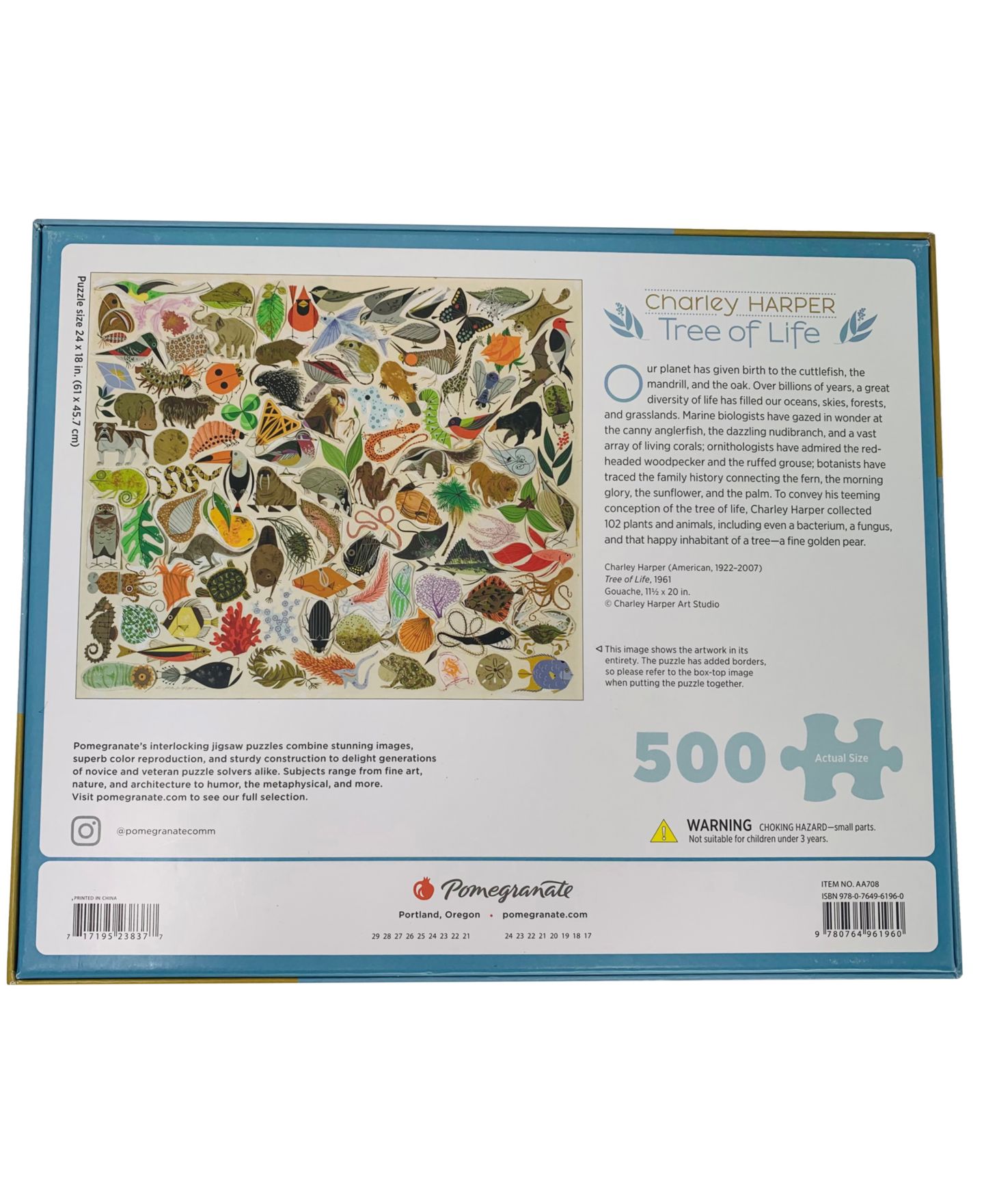 Детский пазл Pomegranate Communications, Inc. Tree of Life 500-Piece Puzzle, Ages 12+ — фото 4
