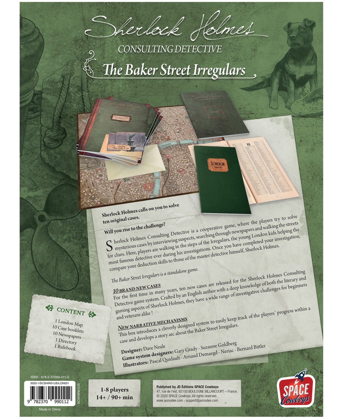 Space Cowboys Sherlock Holmes Consulting Detective - The Baker Street Irregulars Puzzle Set