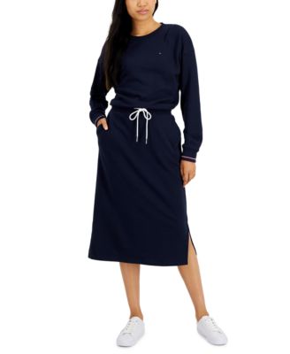 Tommy Hilfiger Women s Midi Sweatshirt Dress Macy s