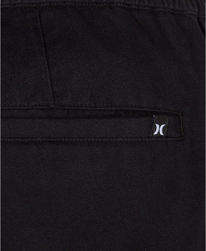 Pantaloncini Uomo Hurley Pleasure Point Volley, Lunghezza 18", 100% Cotone, Vita Elastica Con Coulisse, Colore: [inserire Colore]