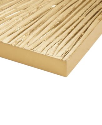 Sunburst 100% Hand Painted Dimensional Resin Wall Decor, 45" x 15"