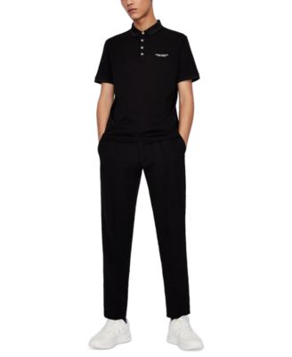Men's Milano/New York Logo-Print Polo Shirt