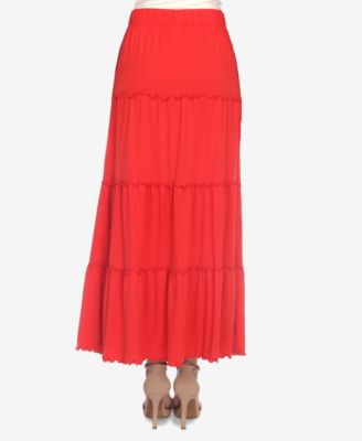 Women's Tiered Maxi Skirt