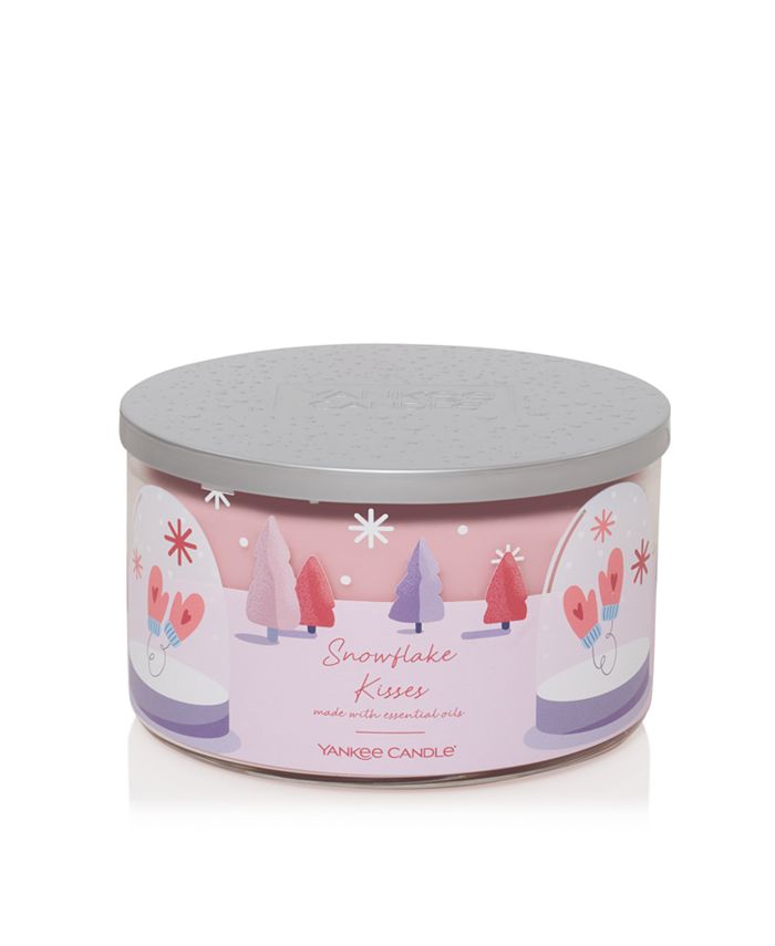 Yankee Candle Snowflake Kisses 3 Wick Candle & Reviews - Home ...