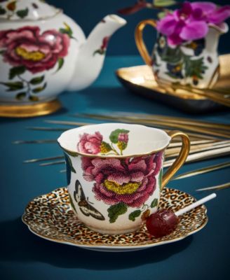 Creatures of Curiosity Leopard Teacup and Saucer