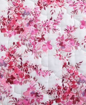 3 Piece Floral Vineyard Quilt Set, King