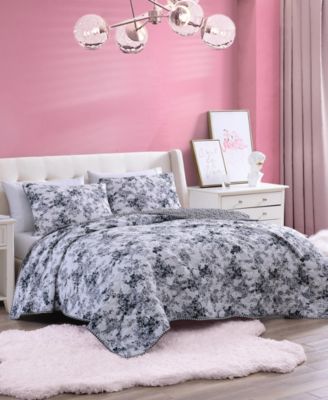 2 Piece Floral Vineyard Quilt Set, Twin