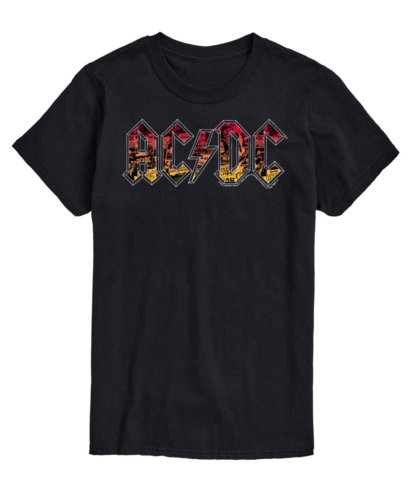 Мужская футболка AIRWAVES Acdc Logo, цвет: Чёрный — фото 1