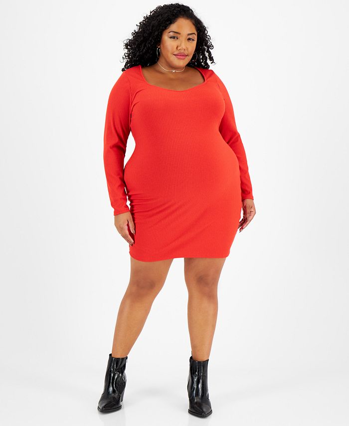 Macy s red hotsell dress plus size
