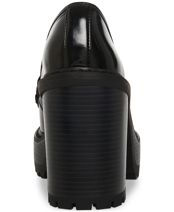 Madden Girl Kiiera Platform Tailored Lug Sole Heeled Loafers & Reviews