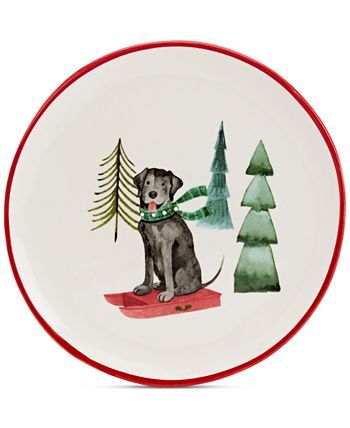 Pier one deals christmas dog plates