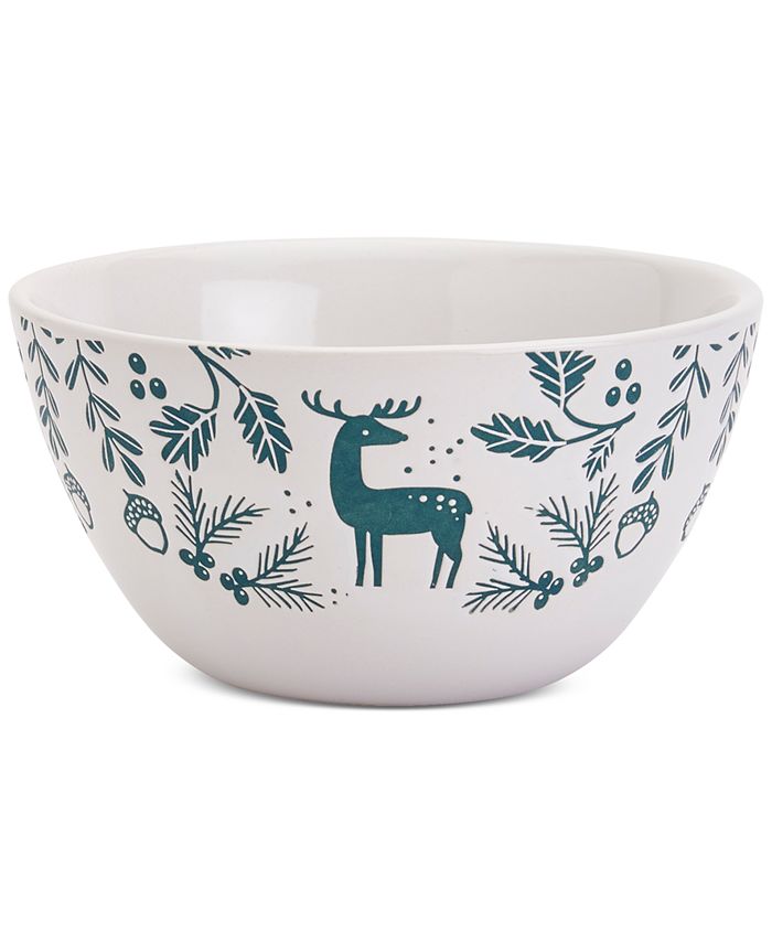 Tabletops Unlimited Winter Forest 12Pc. Dinnerware Set Macy's