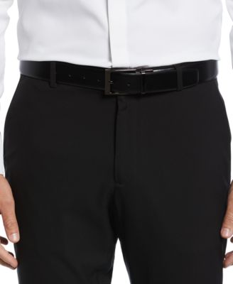 Perry Ellis Portfolio Men's Reversible Feather Edge Belt