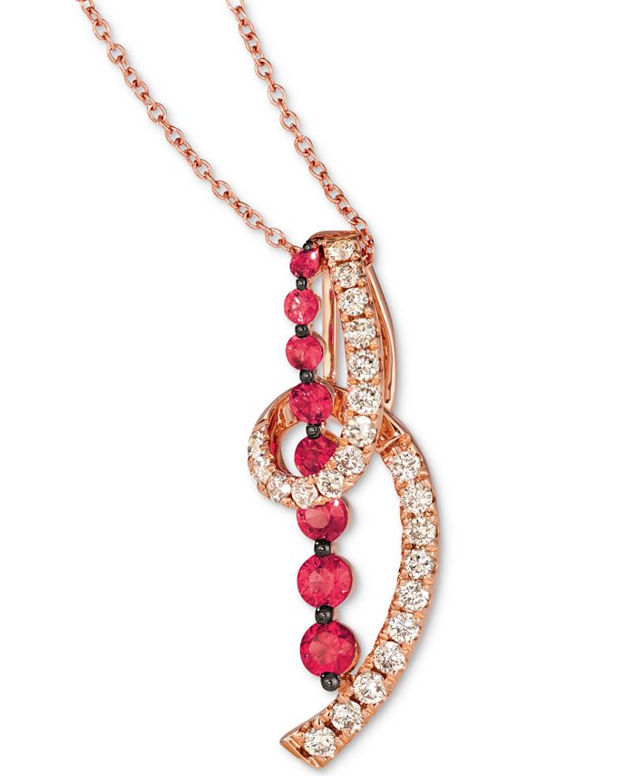 Levian 2024 ruby necklace