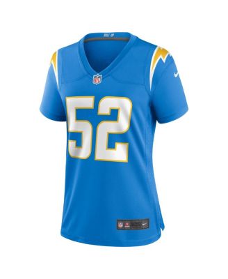 Women's Khalil Mack Powder Blue Los Angeles Chargers Game Jersey