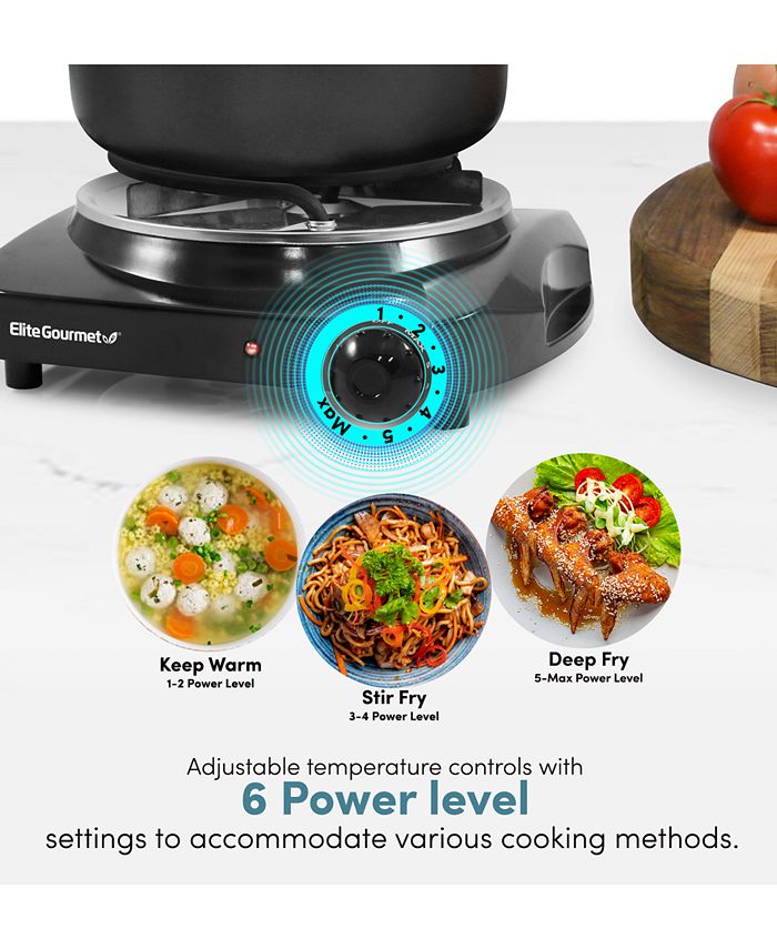 Elite Gourmet SingleCoiled Electric Burner Hot Plate Macy's