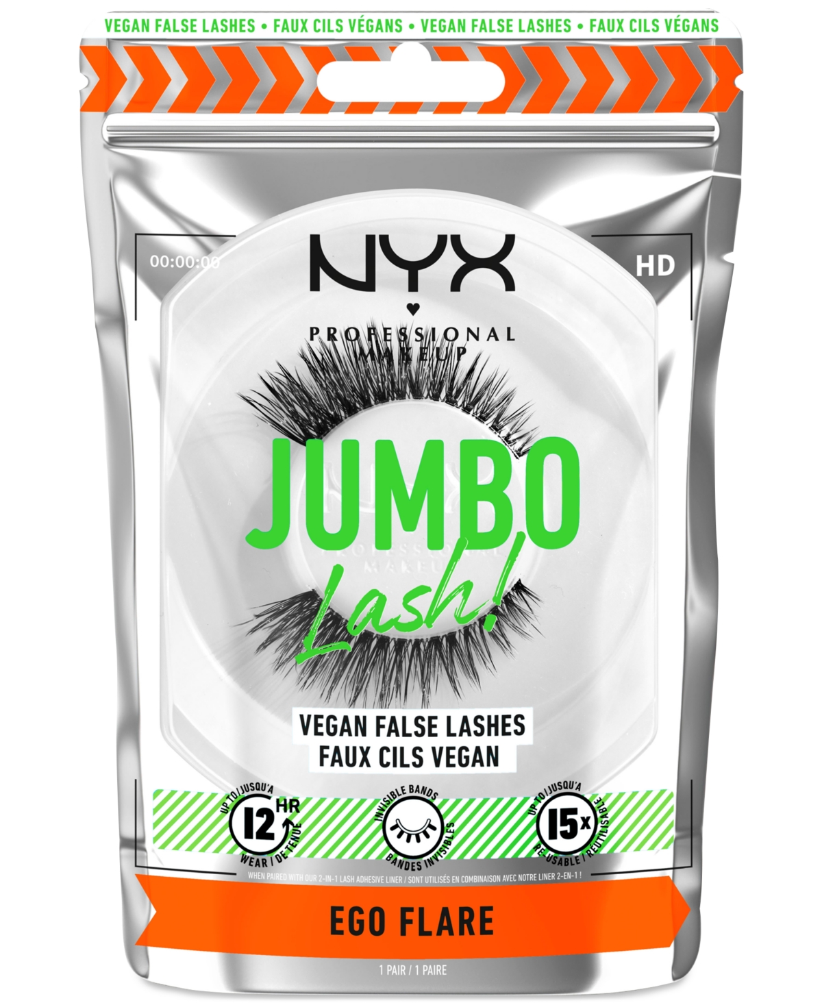 Nyx Professional Makeup Jumbo Lash! False Lashes In Ego Flare