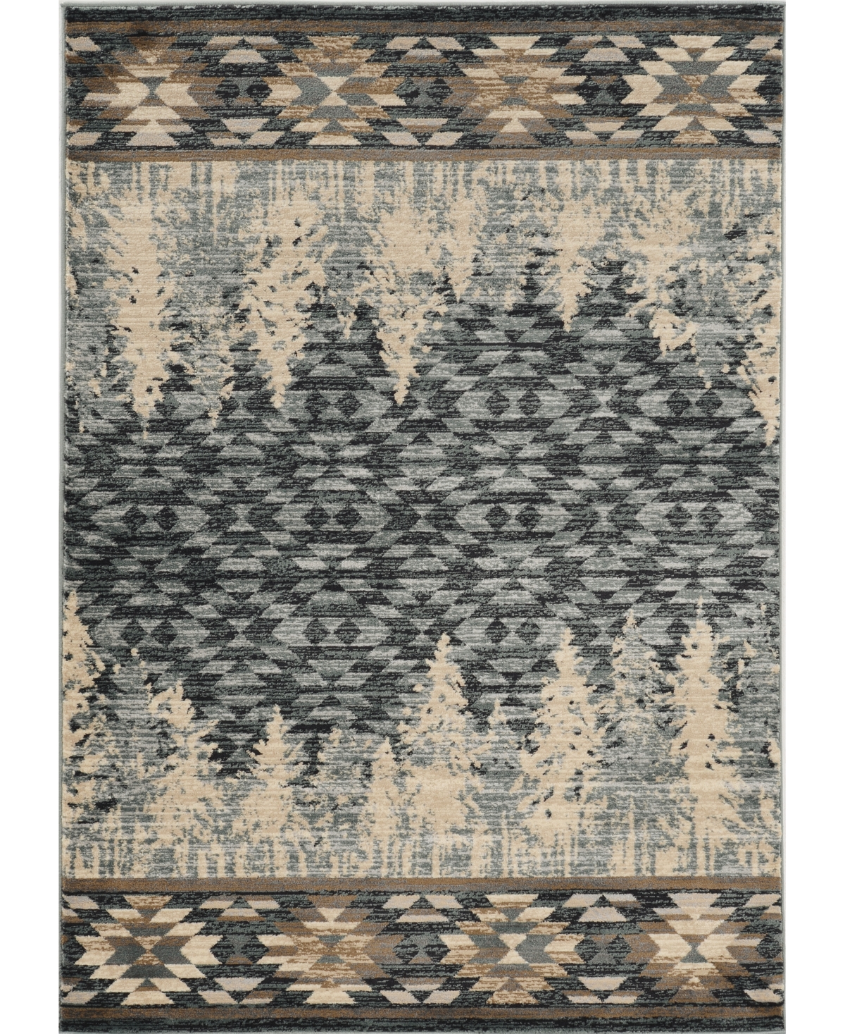 Kas Chester 5636 7'10in x 9'10in Area Rug - Slate Blue