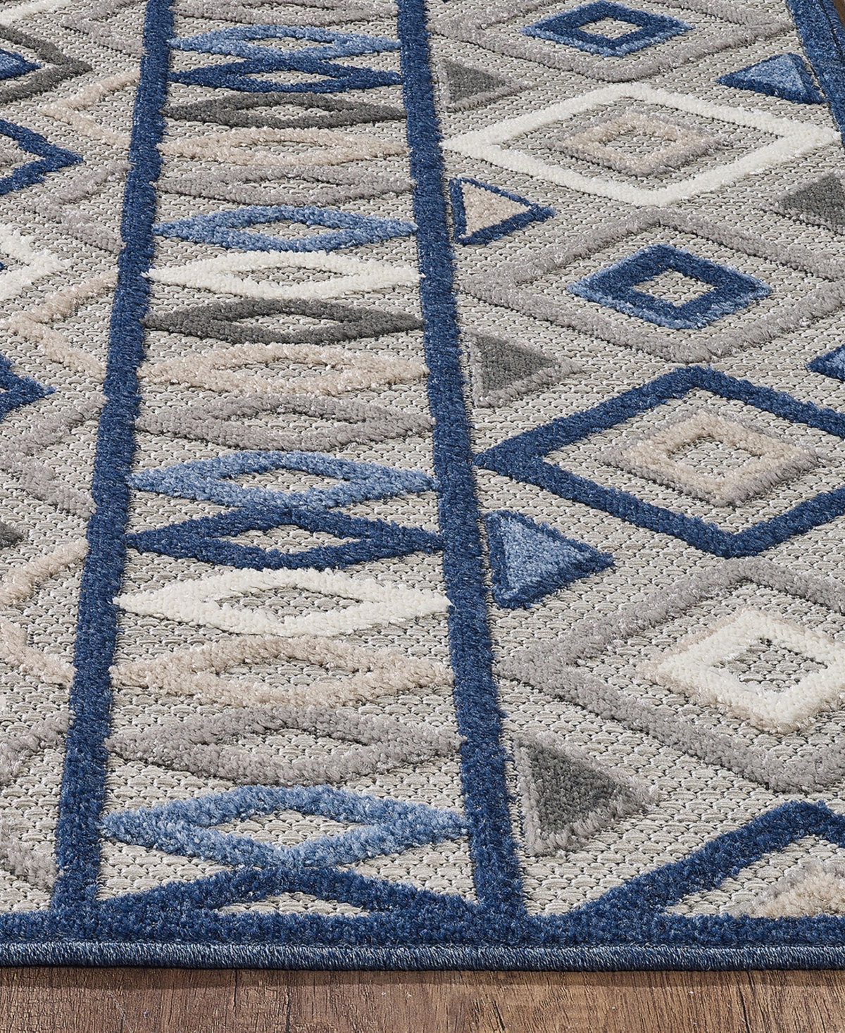 Kas Calla 6921 Outdoor Area Rug - Blue