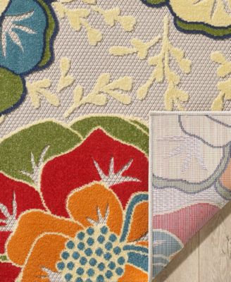 Calla 6936 6'7" x 9' Outdoor Area Rug