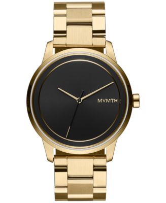 MVMT Men's Profile Gold-Tone Bracelet Watch 44mm - Macy's