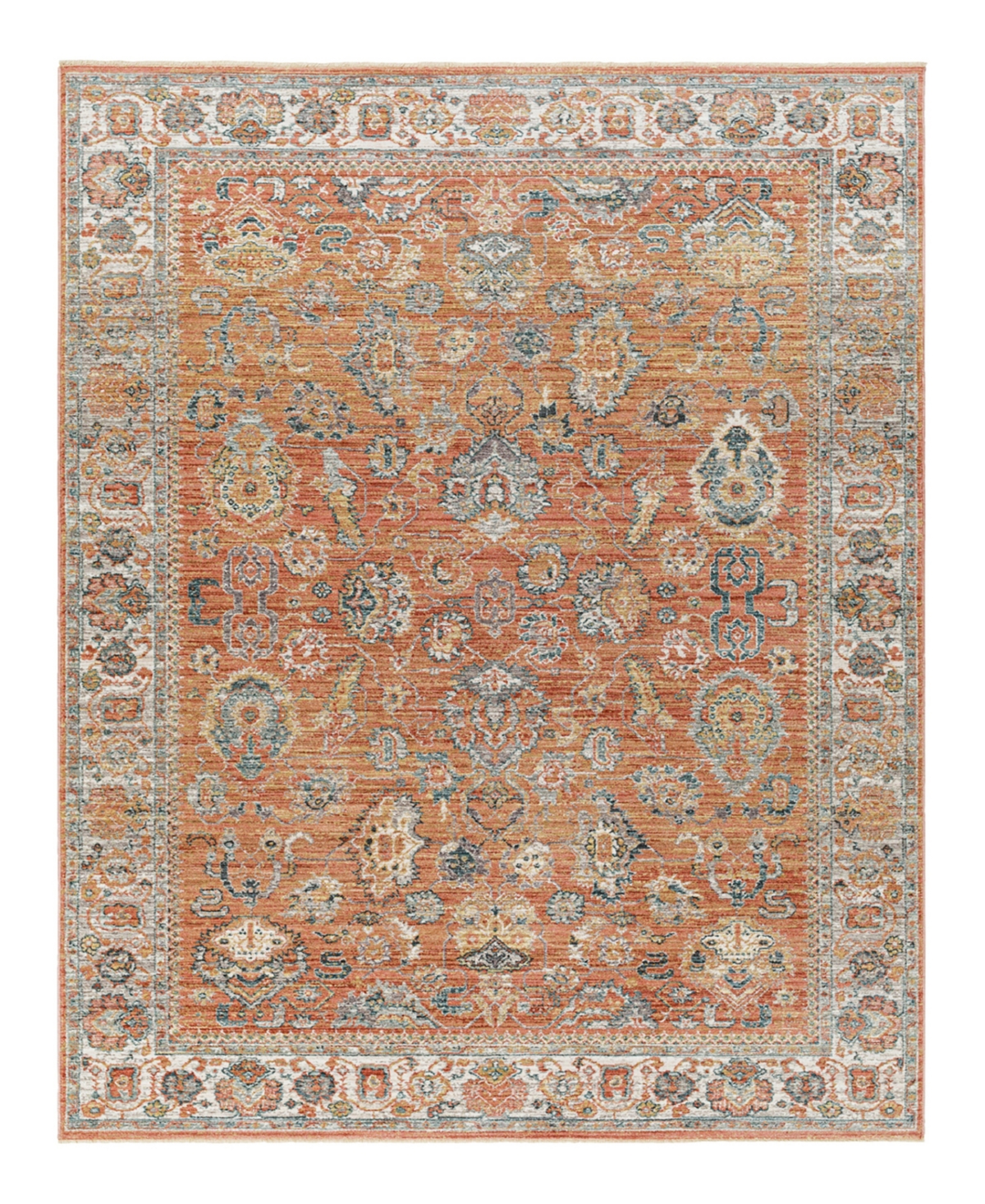 Surya Carlisle Csi-2317 5'3in x 7'9in Area Rug - Orange