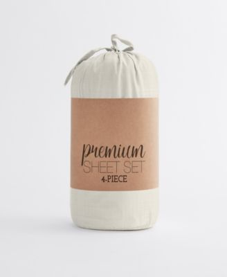 The Timeless Classics Premium Ultra Soft Pattern 4-Pc. Sheet Set, Queen