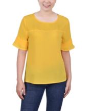 Yellow 2025 petite tops
