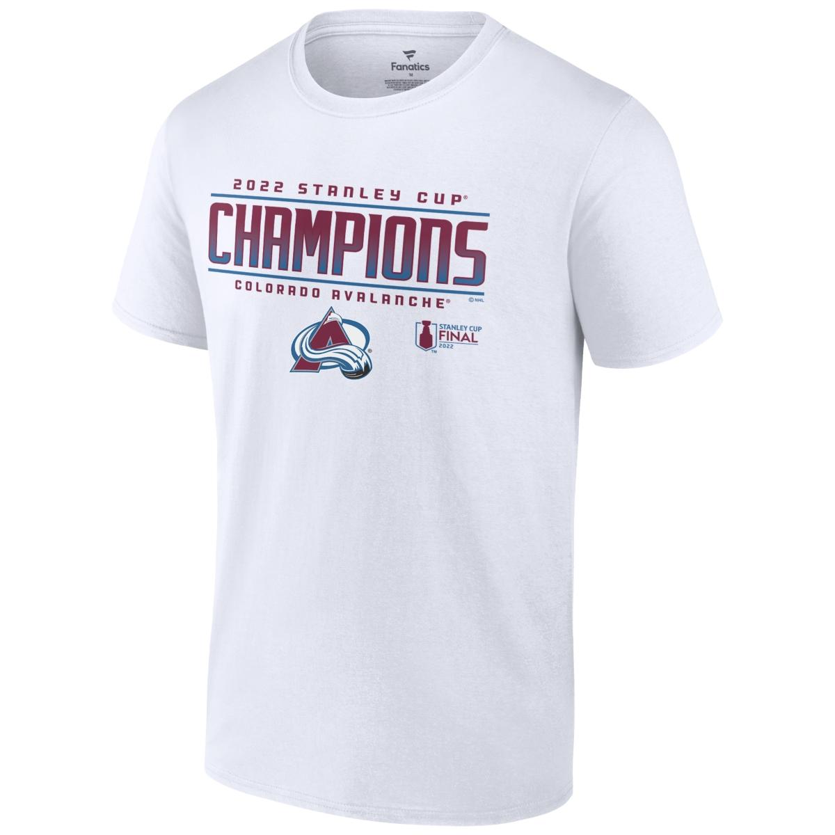Shop Fanatics Men's White Colorado Avalanche 2022 Stanley Cup Champions Signature Roster T-shirt