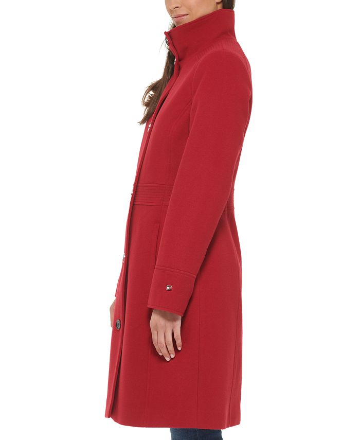 TAVIMART  -  Solid Color Corduroy Trench Coat Women Autumn Winter Single Breasted Stand Collar Long Outerwear Vintage Fashion Jacket