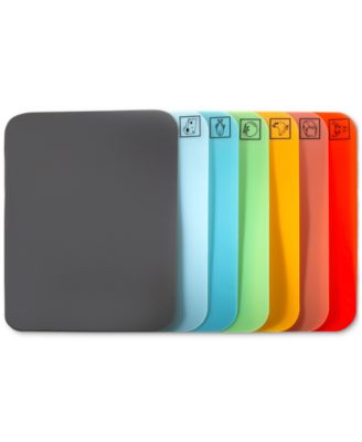 Bamboo Cutting Board & Flexible Food Mats Set