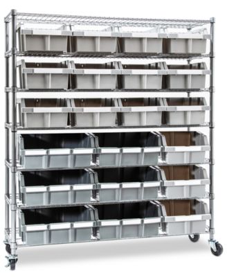 Seville Classics - Extra-Large Commercial 7-Tier 21 Bin NSF-Certified Rack