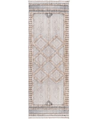 Zaragoza ZRZ-2301 2'7" x 7'3" Runner Area Rug