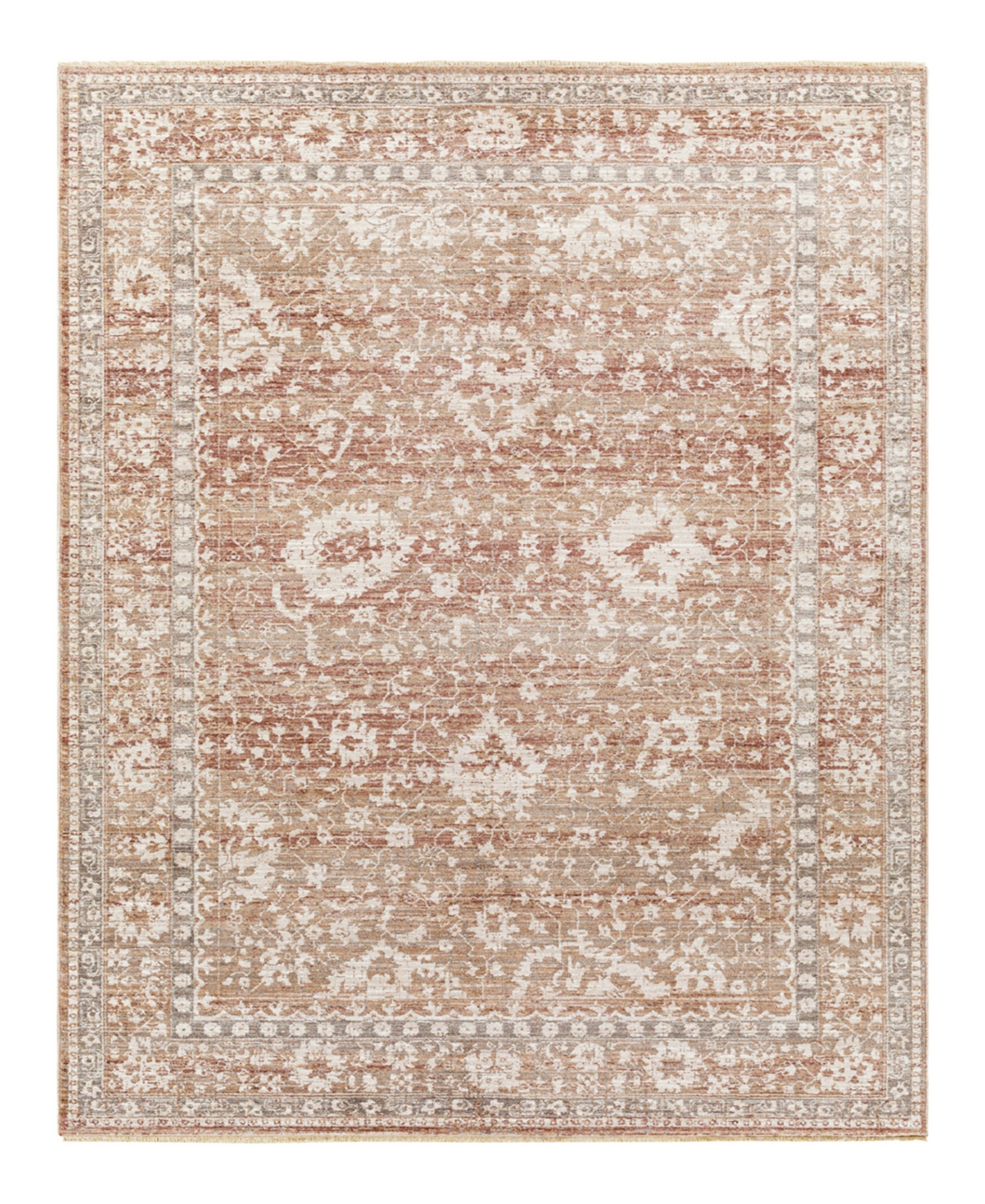 Surya Carlisle Csi-2311 8'10in x 12'6in Area Rug - Rose, Ivory