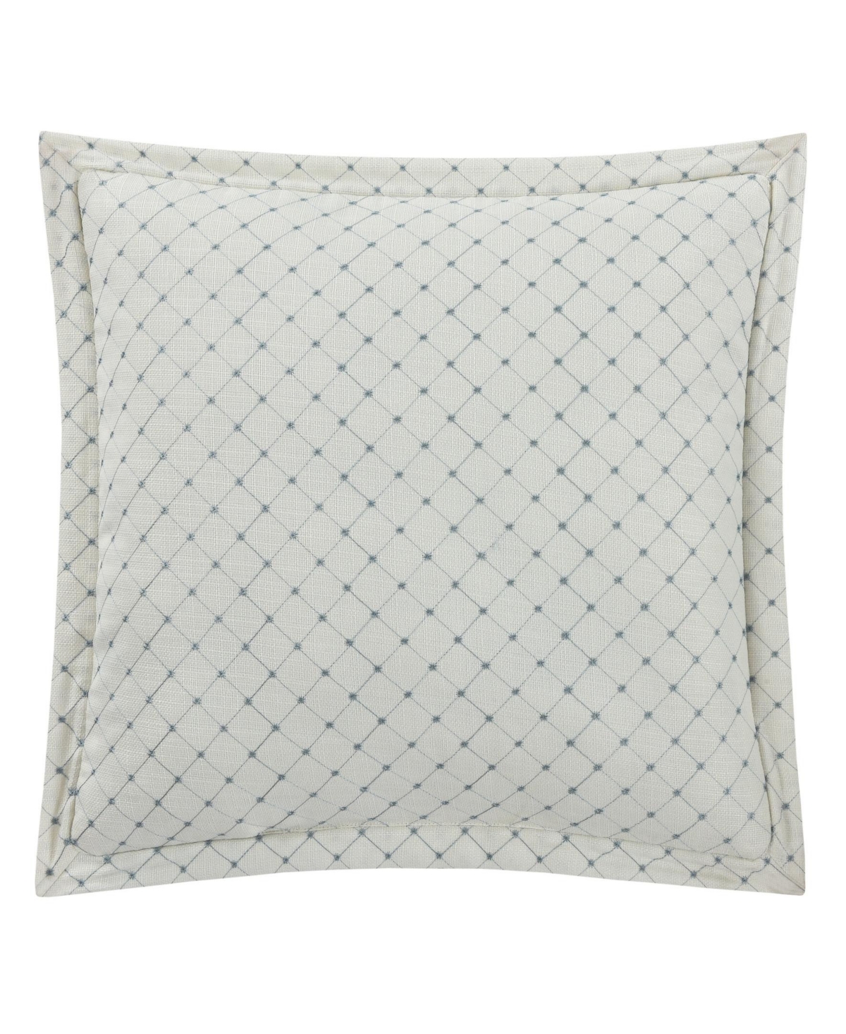 J Queen New YorkGarden Pillow, x - Blue