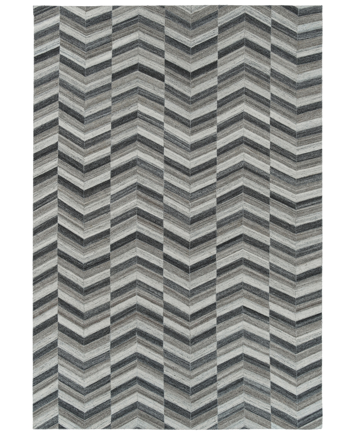 Kaleen Chaps CHP01 5' x 7'9in Area Rug - Charcoal