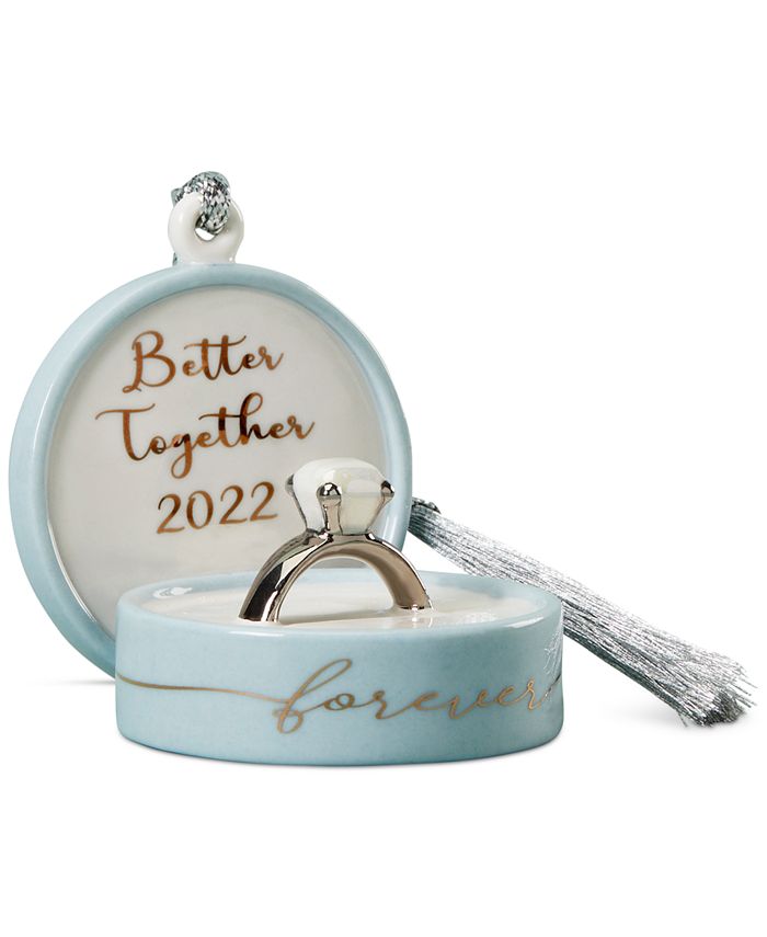 Lenox 2022 Together Forever Ring Box Ornament Macy's