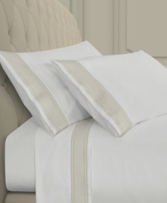 Shop J Queen New York Monarch Sheet Sets In White