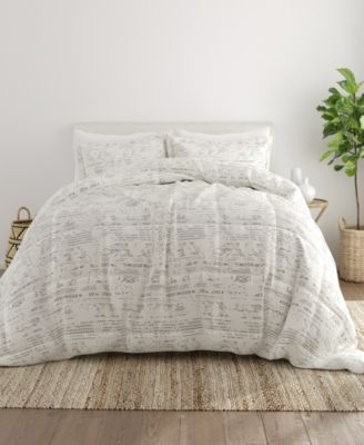 Ultra Soft Distressed Field 3-Pc.Comforter Set, Queen
