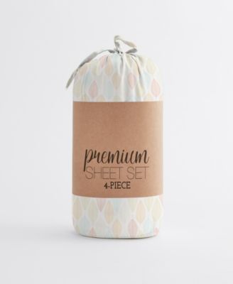 The Boho & Beyond Premium Ultra Soft Pattern 4-Pc. Sheet Set, Queen